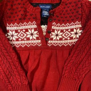 Polo Ralph Lauren size 6 sweater.